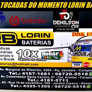 CD LORIN BATERIAS AS TOPS DO MOMENTO